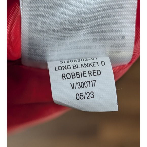 Old Navy XXL Long Blanket D Puffer Coat Robbie Red Water Resistant Hooded 805303 - Picture 5 of 7